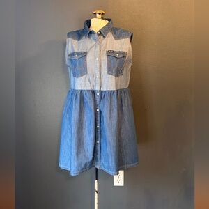 Wrangler Blue Denim Girls Dress